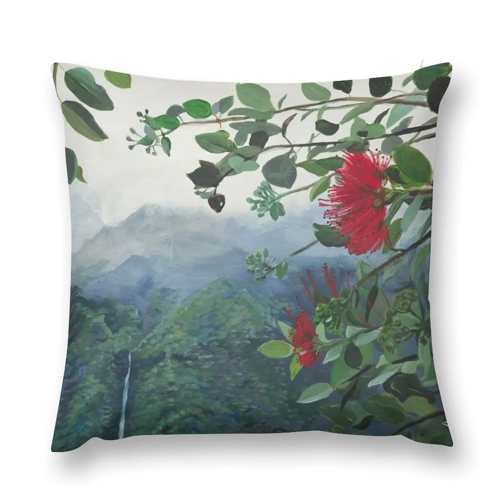 Koolau Ohia Lehua Throw Pillow Cushion Covers For Living Room Cushions For Children pillow