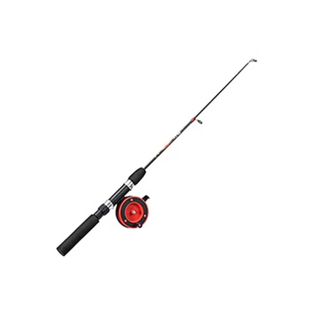 1 Set Fishing Rod With Fishing Reel Short Portable Mini Winter Outdoor Ice Fishing Stretch Rod Tools Accessories view 6