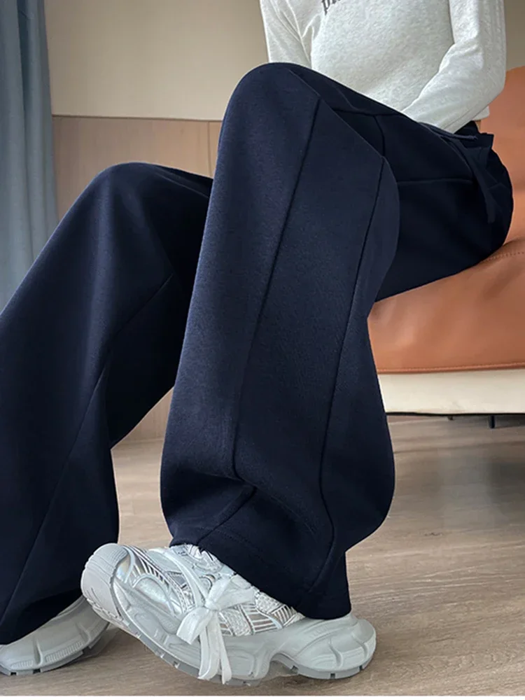 Women Wide Leg Pants Tapered Sportswear Narrow Fit Straight Slimming Banana Pants