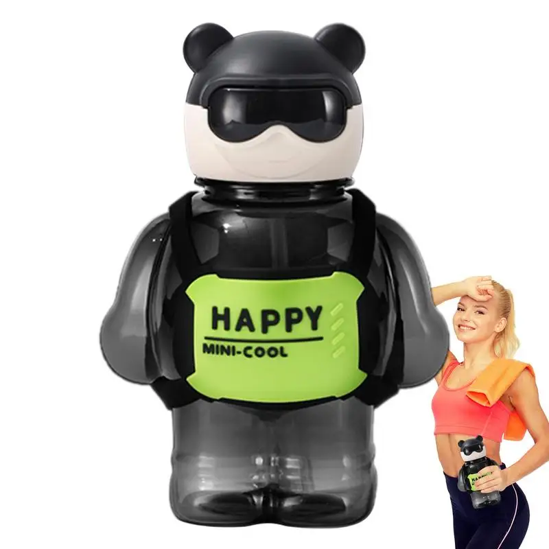 

800ml Water Bottle Sippy Travel Bear Kettle Sport Drinking Mug Girl Outdoor Bottle Large Capacity Cup Bottle With Straw