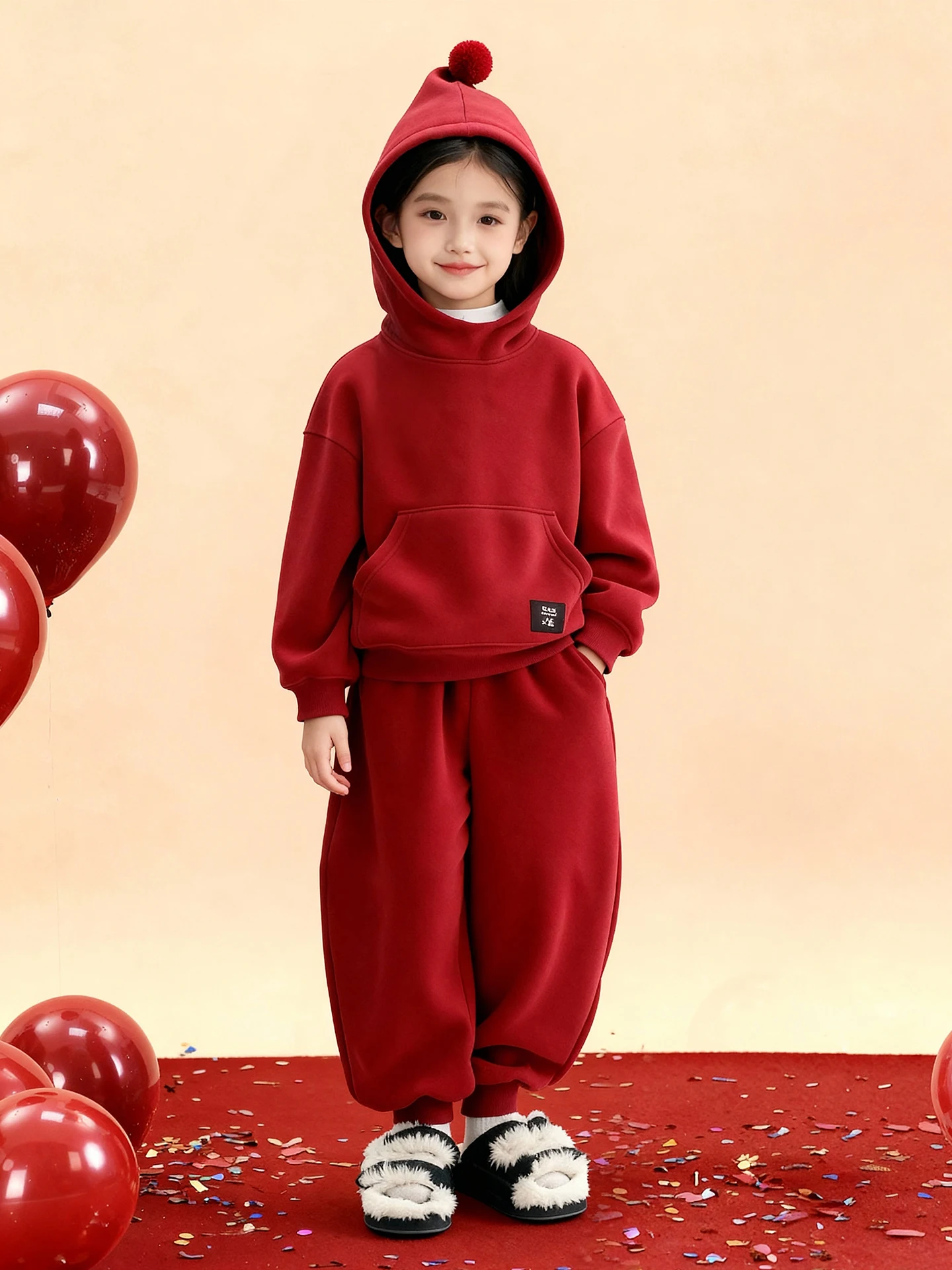 girls'-new-year-sportswear-fce-lined-winter-outfit-two-piece-set-traditional-chinese-sle-red-color-for-big-kids