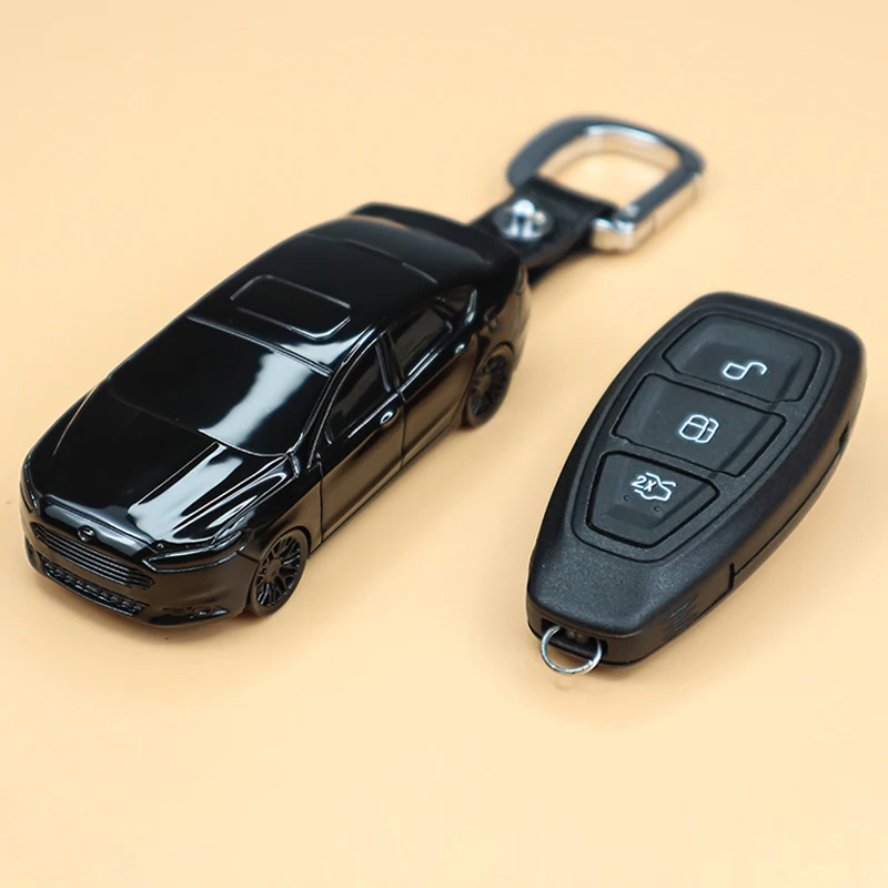 

2023 Car Models Smart Remote Car Key Case Cover for Ford Focus MK3 MK4 Kuga Escape Ecosport New Fiesta with Key Chain Keychain