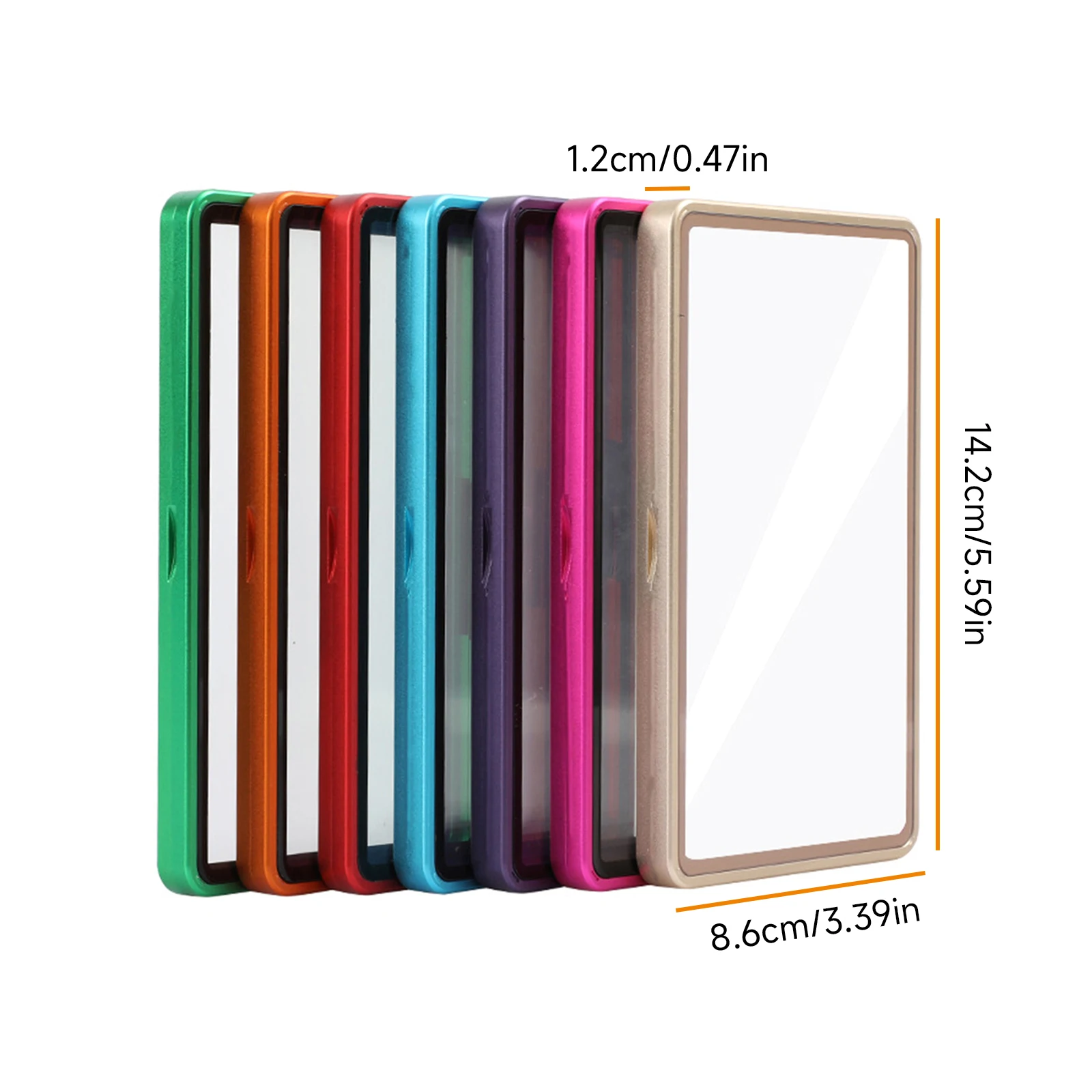 Aluminum Alloy Graded Cards Protector Case For PSA 130PT Slab, UV & Scratch Resistant Trading Card Magnetic Display Holder Box