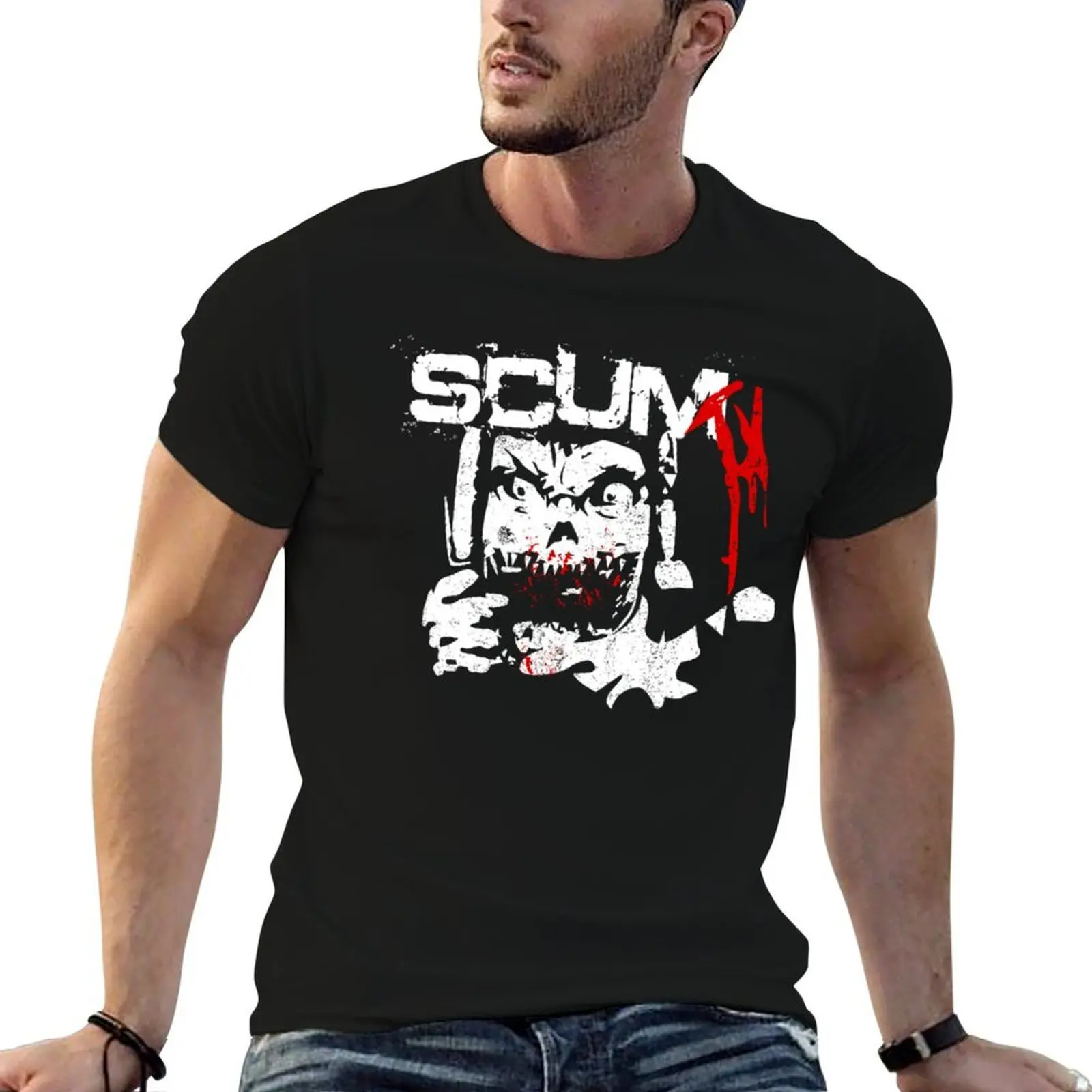 

SCUM GAME T-Shirt man t shirts high quality luxury brand t shirts cotton 100% man t shirts cotton T-Shirt
