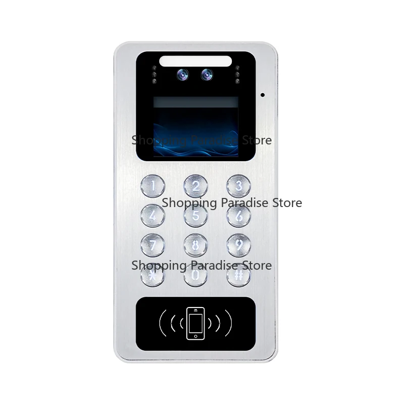 Multi-apartment 2.4 Inch Color Screen Aluminum Alloy Keypad Cloud Video Inte-rcom SIP POE/4G Ethernet Water Resistant
