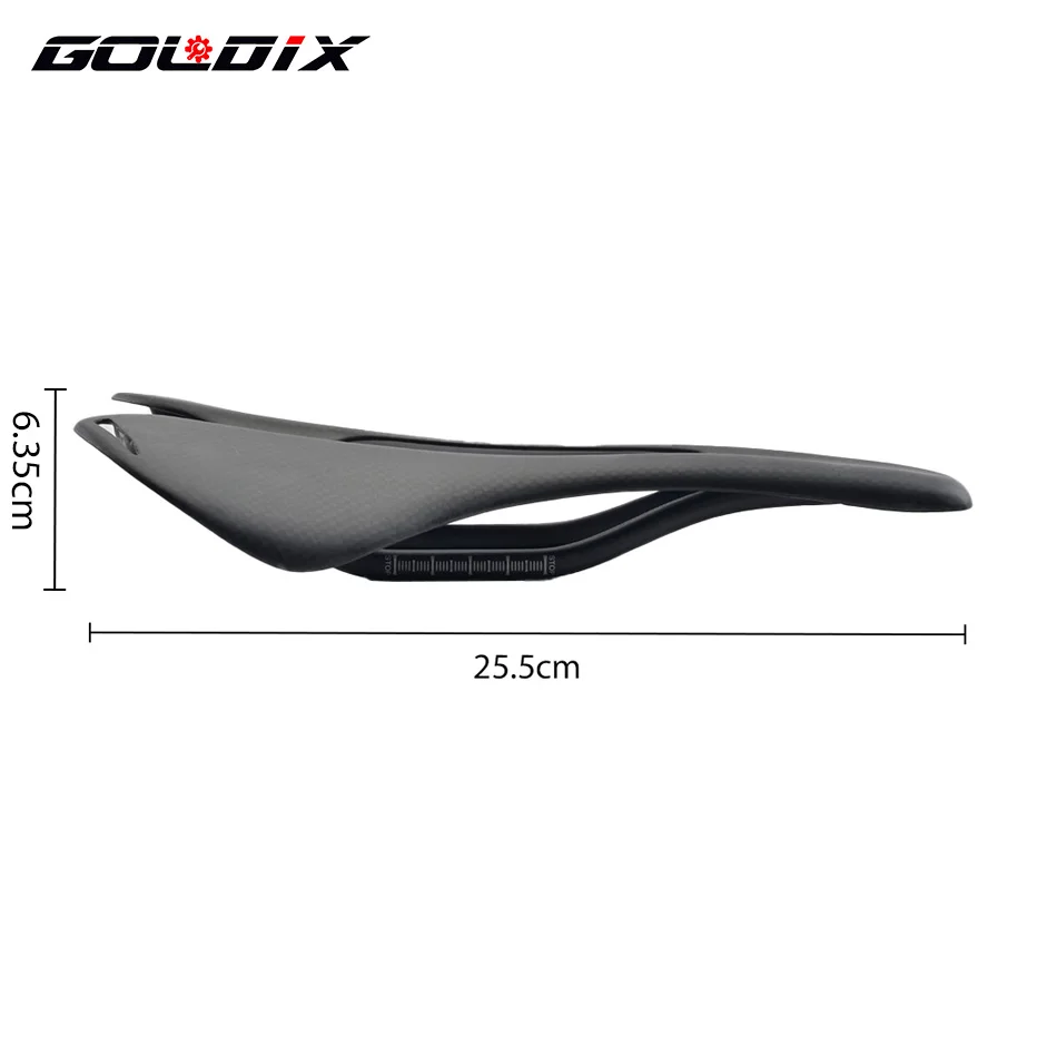 GOLDIX MTB Road Bicycle Carbon Fiber Ultralight Saddle Bike Saddle Carbon Fiber Riding Seat Cushion