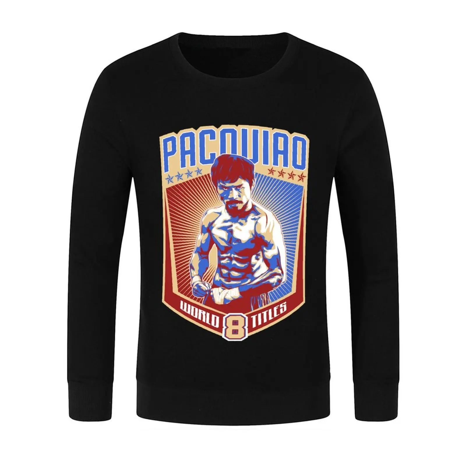 8 عنوانات العالم x ماني باكياو البلوز الملابس الكورية النمط الياباني الرجال قميص العرق ملابس رجالية البلوز الرجال