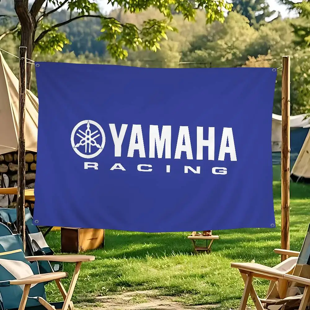 Motorcycle Y-YamAha-S Cartoon Flag Art Science Fiction Room Home Decor Wall Hanging Home Decor Banner