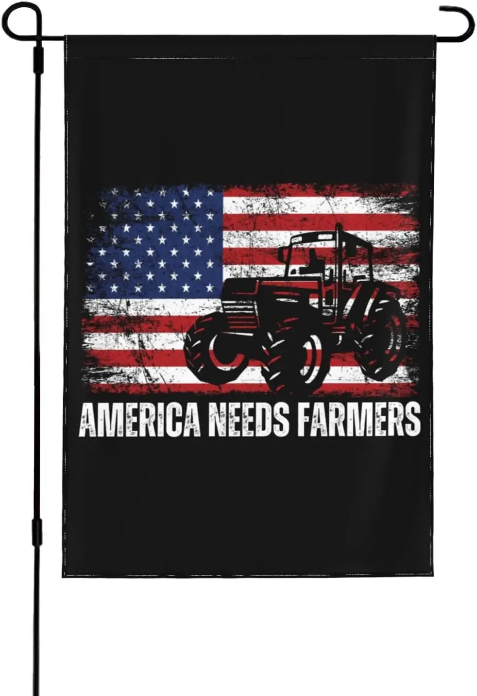 America Needs Farmers Garden Flag 12x18 Make Farmers Great Again Yard Flag God Bless American Farmer 2024 House Flag Yard Si zzo