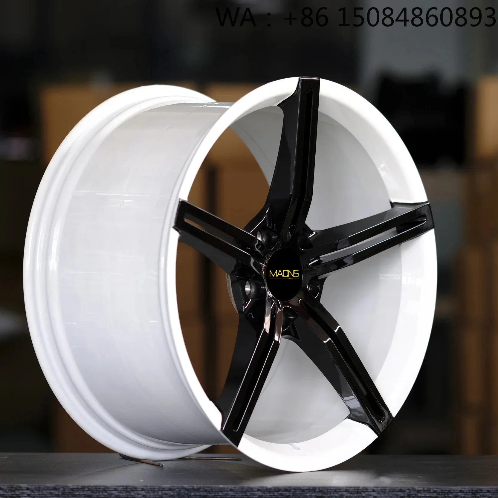Black White Two Tone Forged Wheels 19 To 21 Inch 5x130 Fashion Style Alloy Rims Factory Custom For Porsche Luxury Passenger Car