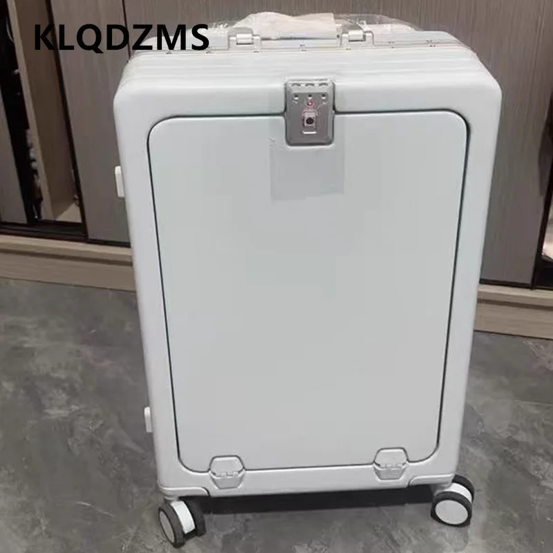 KLQDZMS حقيبة متعددة الوظائف USB شحن الصعود صندوق 20 "24" 28 بوصة سعة كبيرة ABS + PC حقيبة تروللي بعجلات المقصورة الأمتعة #1