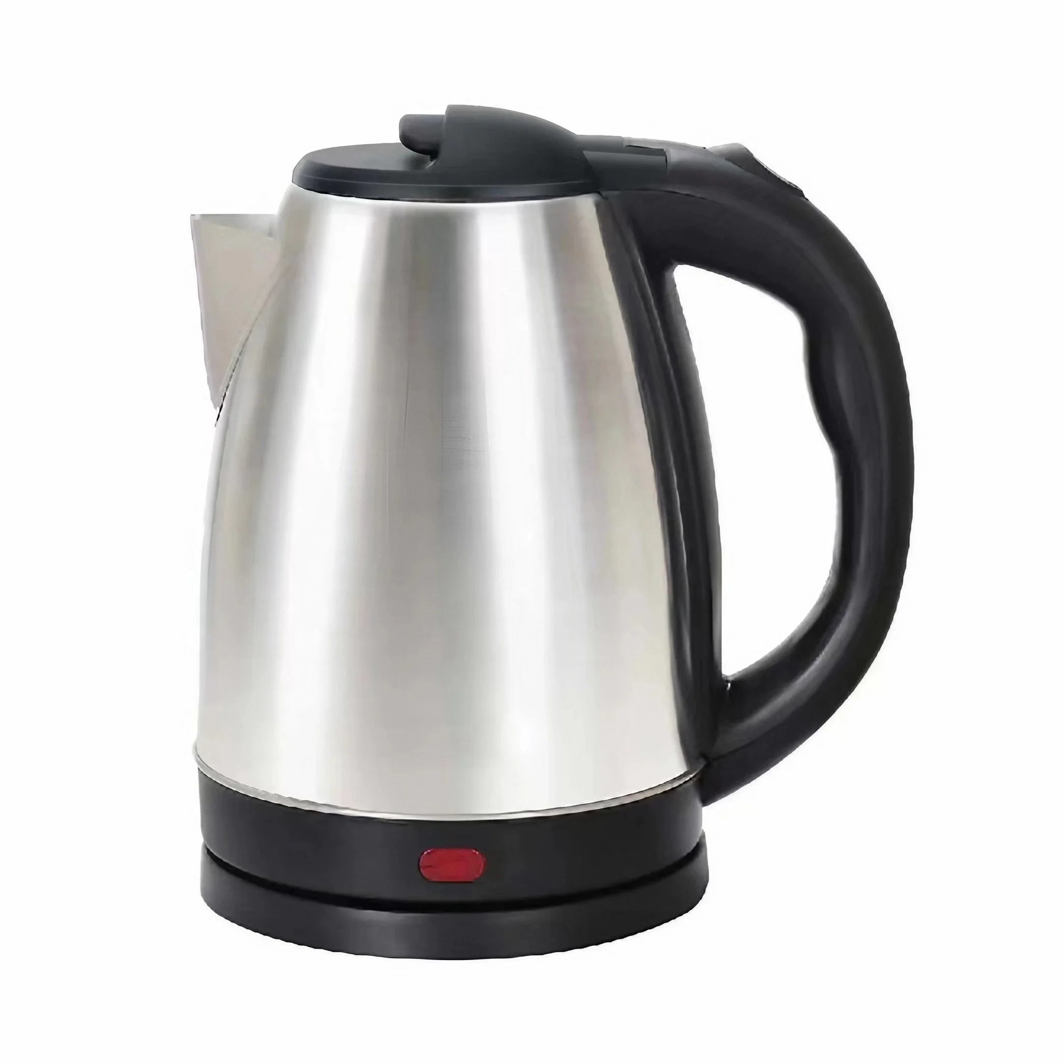 غلاية كهربائية سعة 2 لتر، إبريق شاي من الفولاذ المقاوم للصدأ بقوة 1000 وات مع تصميم مضاد للجفاف، غليان سريع للمطبخ المنزلي، أدوات مطبخ متينة