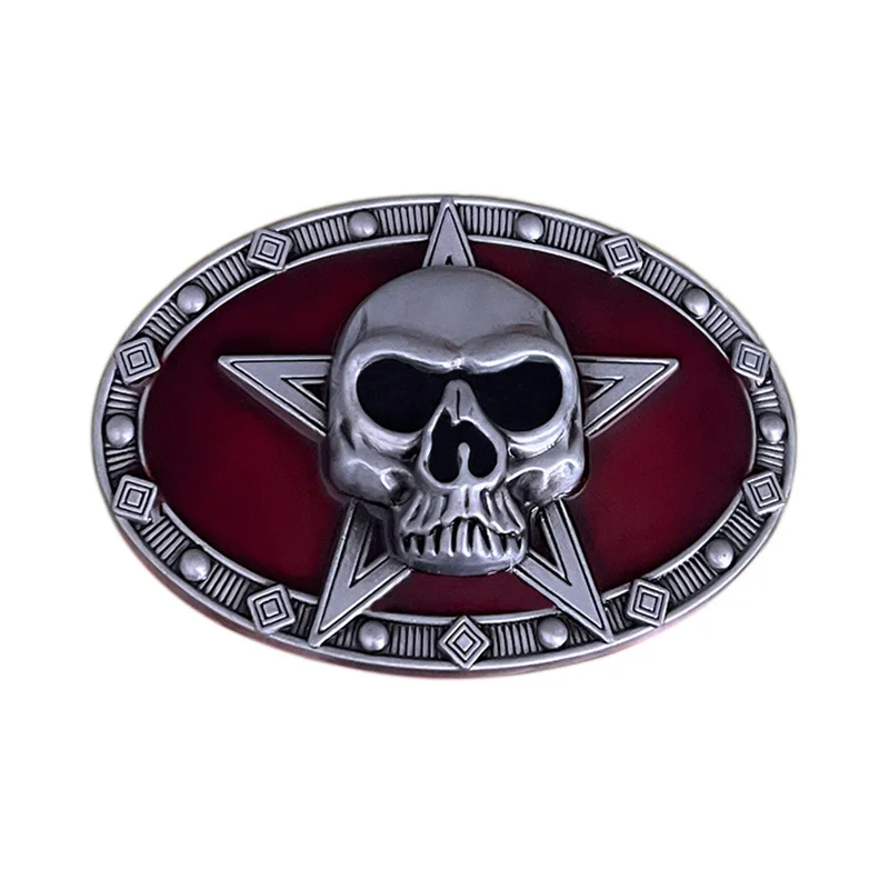 Pentagram Punk Riem Gesp Westerse Stijl
