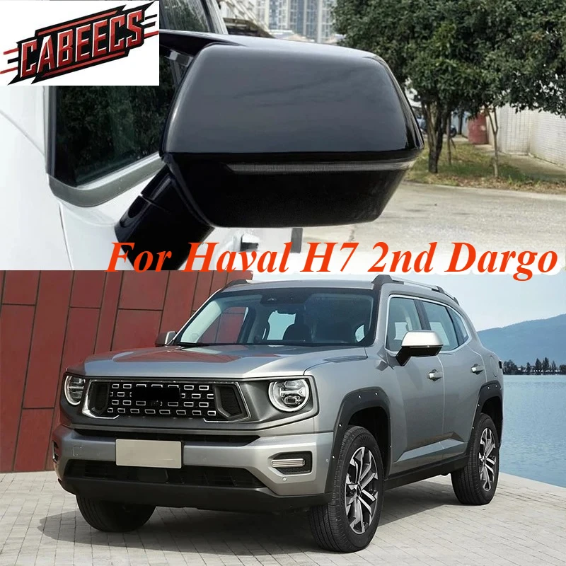 

For Haval H7 2024 2025 Car Rearview Mirror Cover Decorative Shell ABS Material Exterior Rear View Side Wings Modification Part