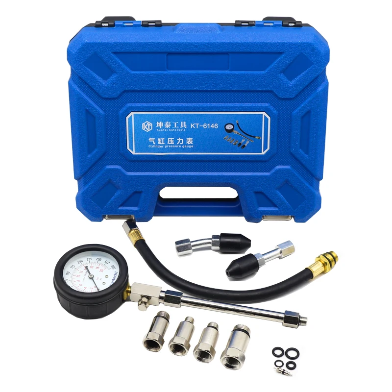 

Multi functional cylinder pressure tester for automobile inspection, engine cylinder pressure testing table