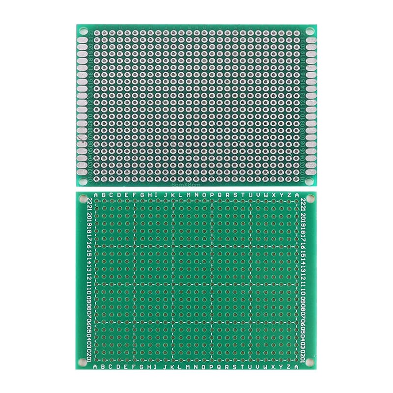 5Pcs Green 6x8cm Single Sided Prototype DIY Universal Printed Circuit PCB Board Prototype Board PCB Kit Breadboard Kit