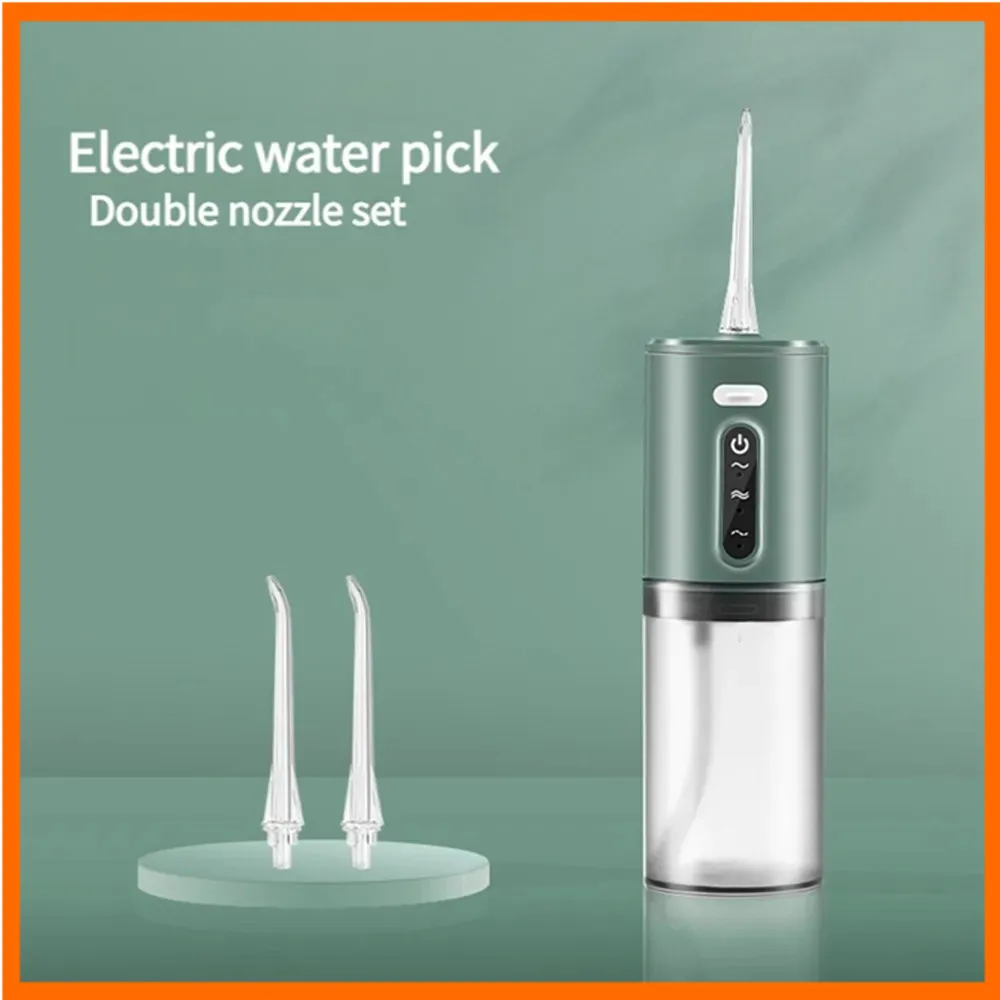 Oral Irrigator Dental Water Flosser 3 Modes Waterproof USB Rechargeable Electric Tooth Cleaner for Home Travel