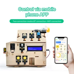  Keyestudio ESP32 IOT Smart Home Starter Kit For Arduino Esp32 STEM Educational Set DIY Electronic Kit MicroPython Programming