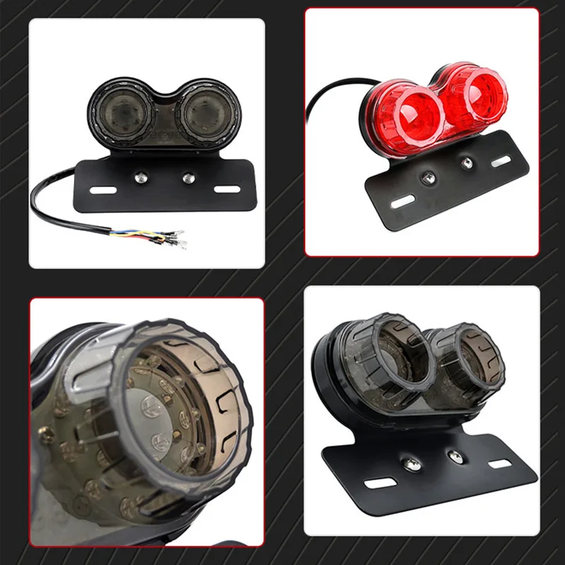 Motorcycle LED Tail Light Rear Brake Light Waterproof Stop Signal Accessory for Yamaha Yzf 250 450 R1 R125 R25 R3 R6 Moto Parts image 3
