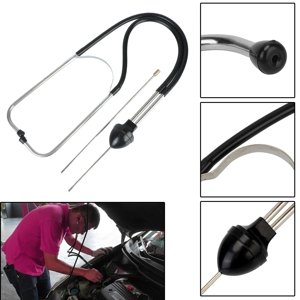 

Car Engine Block Diagnostic Tool Engine Analyzer Mechanics Cylinder Stethoscope Professional