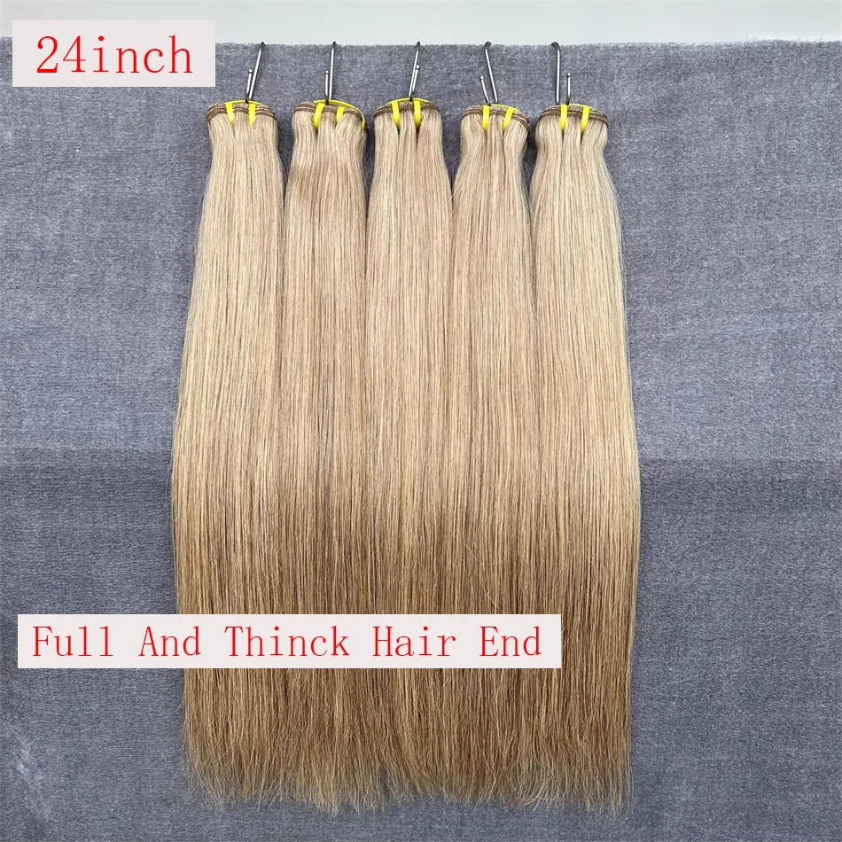 SWANEE Doule dibujado 12A # 27 paquetes rectos 100% de cabello humano virgen sin procesar para mujeres negras extensiones de paquetes de cabello de colores