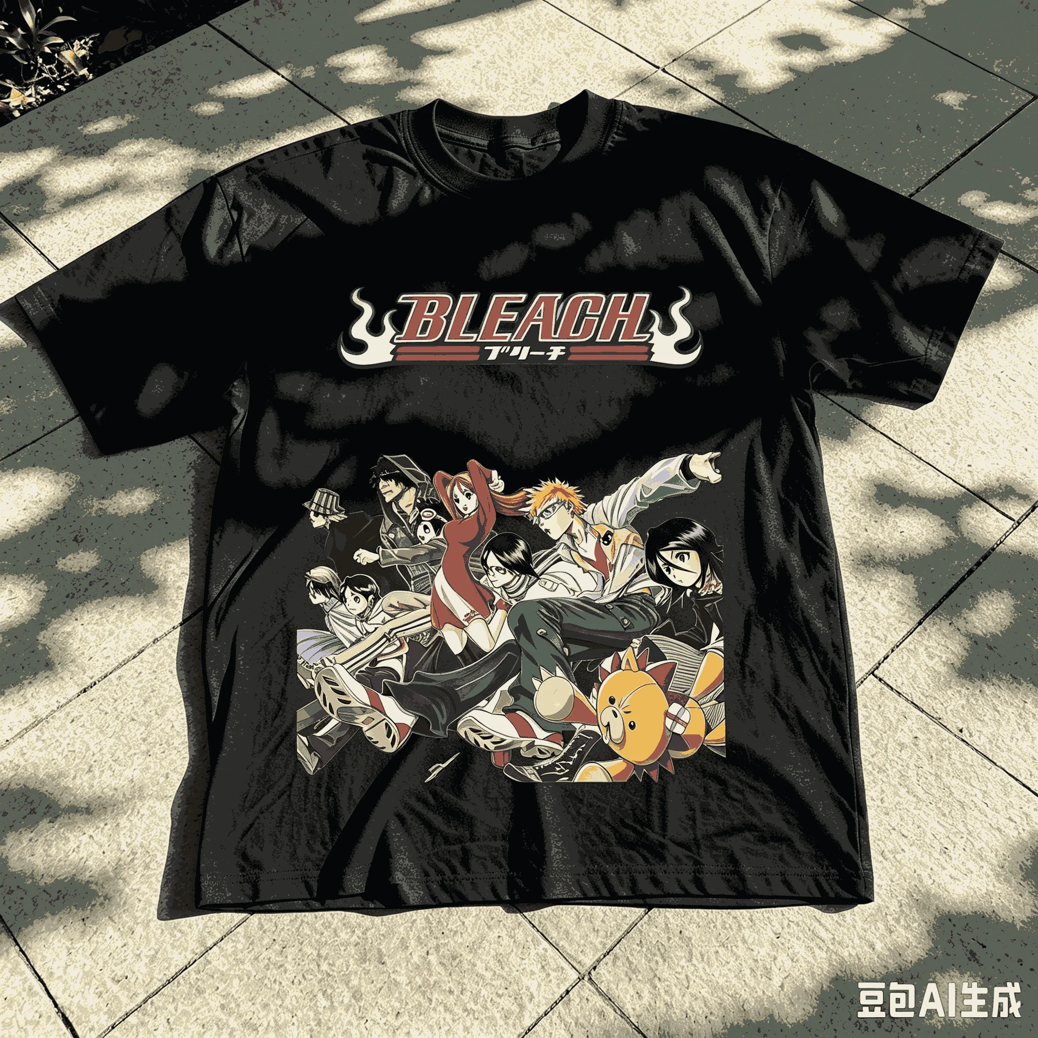 Bleach Anime Lover T-shirt Oversized Unisex Streetwear Trendy Cotton Print T-shirts for Men Women Fashion Breathable hot product view 2