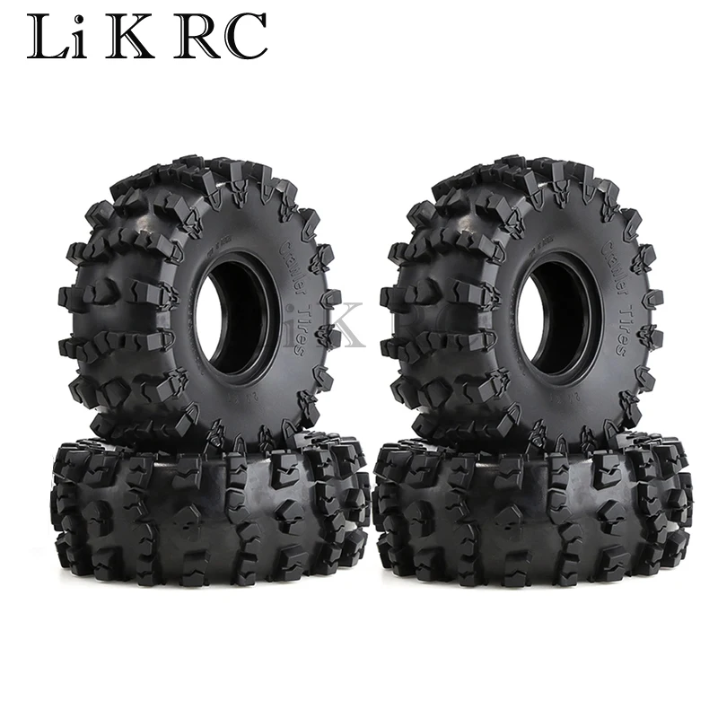 

1/10 RC CAR ROCK CRAWLER 2.2" TIRES OFF ROAD 150MM SWAMP MUD TYRE WITH FOAMS FOR AXIAL WRAITH RR10 BRX10 SMT10 CAPRA