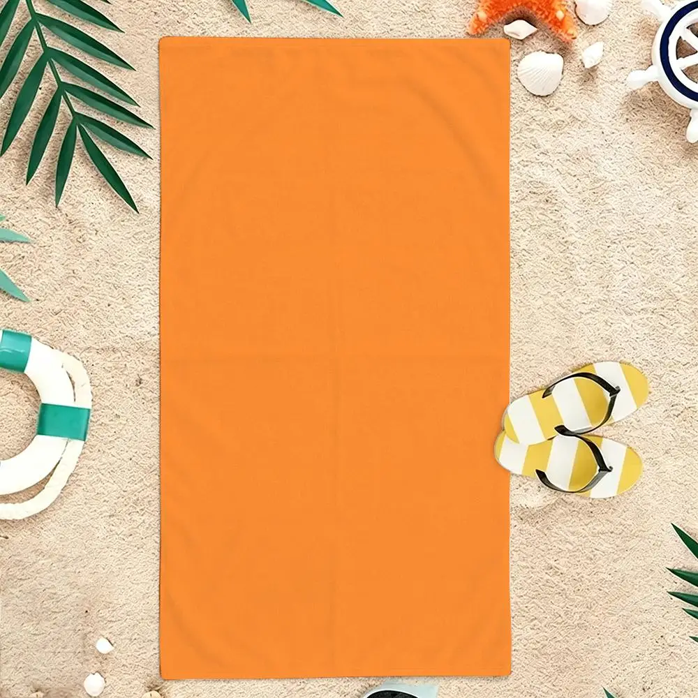 Minimal Plain Monochrome Solid Color Graphic Towel Microfiber soft Beach Towel for Travel Fitness Sauna Bathing Camping
