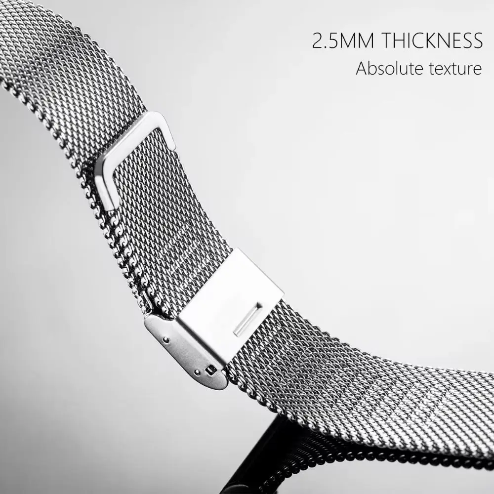 New Metal Stainless Steel Strap Wrist Replacement Bracelet Smart Watch Accessories Watchband for Samsung Galaxy Fit3