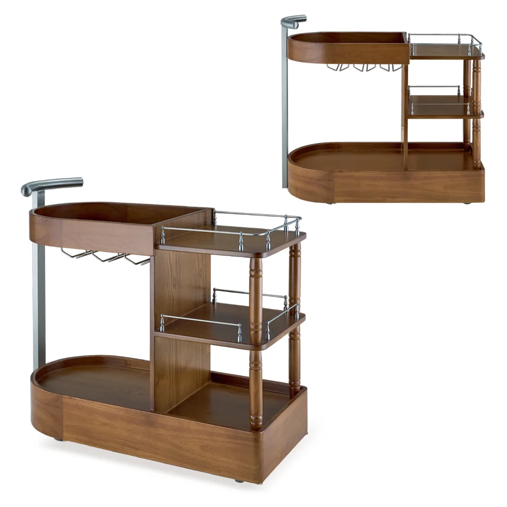 Hotel restaurant food delivery cart cake tea snacks beverage service cart 4S shop ktv bar trolley wine cart