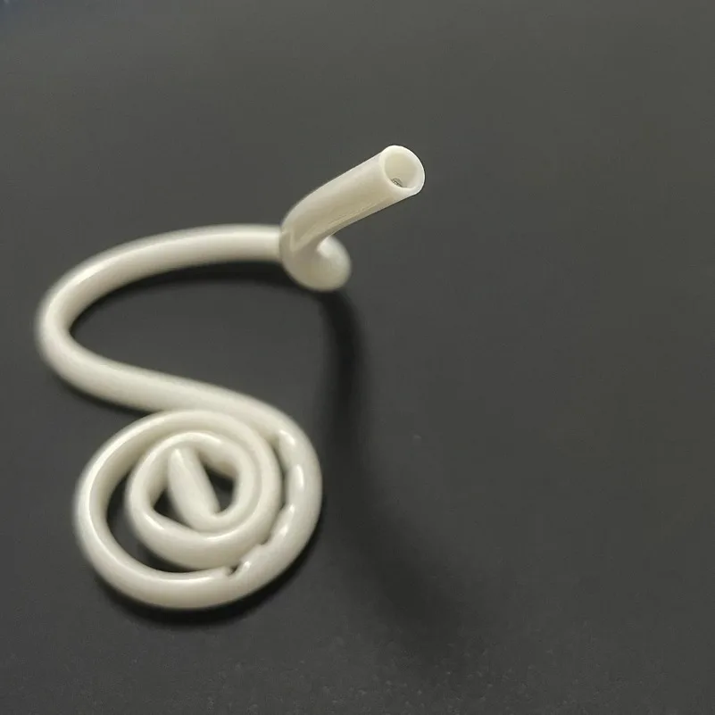 100Pcs Lab Curly Saliva Ejector Suction Tips Lab Suction Tube Lab Tools Disposable Aspirator s