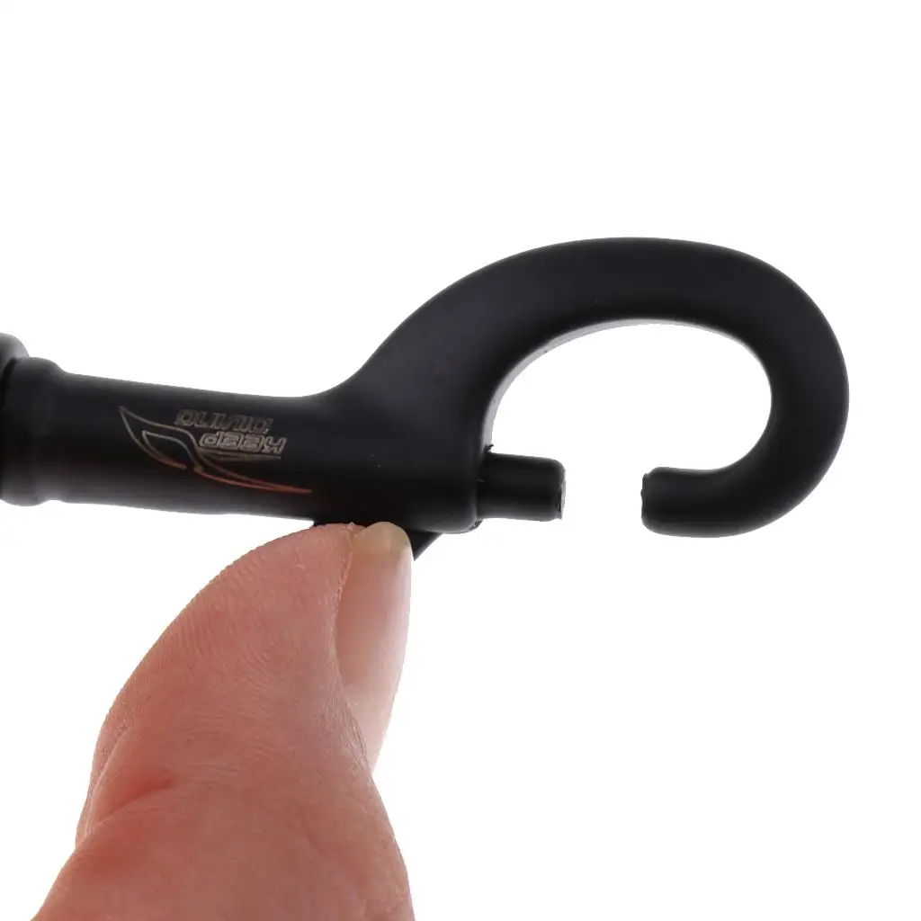 Stainless Steel Swivel Eye Bolt Snap Hook Keychain Buckle for Scuba Diving Reels Lights Underwater Gear