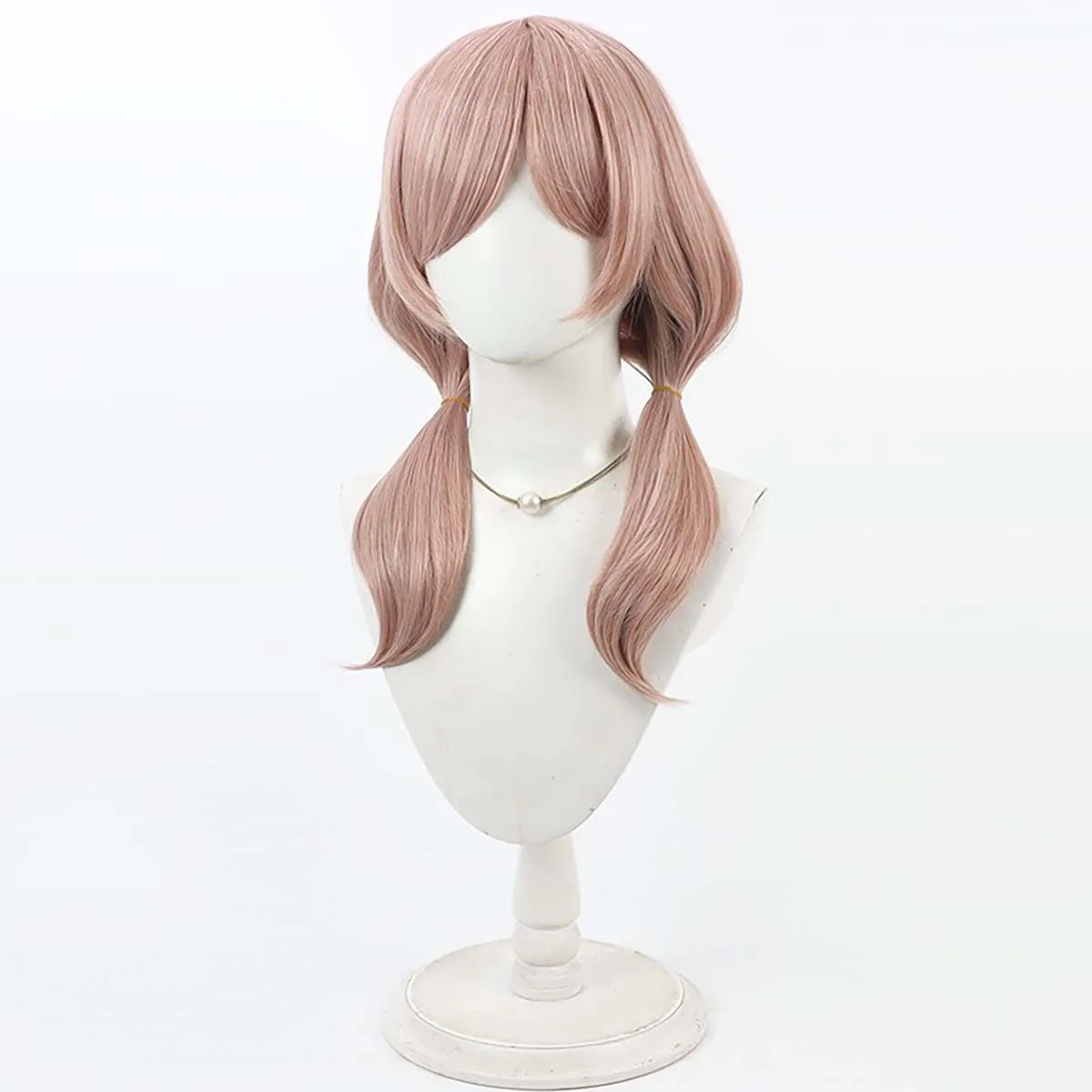 Frauen Game Bready Cosplay lange gerade braune hitzebeständige Haarperücke