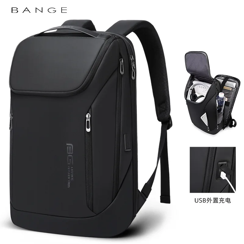 BANGE USB Charging Waterproof Laptop Backpack 17 Computer Bag Travel Business Hiking Backpacks School Back Pack Mochila For Men