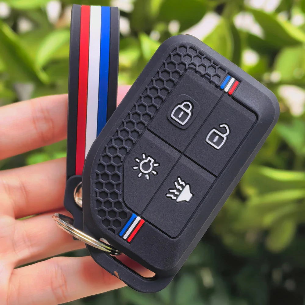 Car Smart Remote Key Case Cover Keychains Holder for Volvo FH16 CARGO 555 FM Heavy Truck Fob Silicone Protection Shell