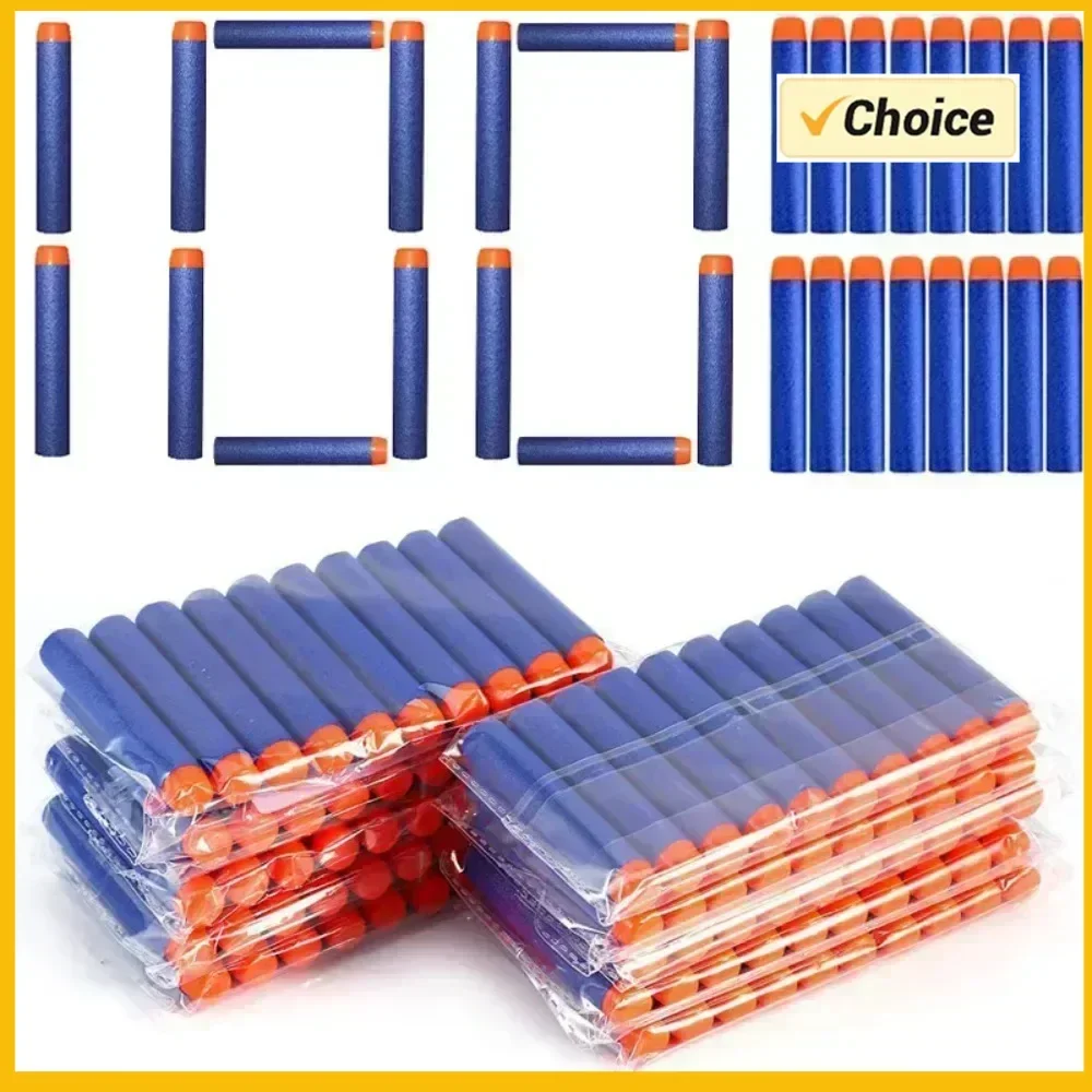 H7.2cm 100 pièces fléchettes pour jouets pistolet tête à trou creux souple 7.2cm recharge fléchettes jouet pistolet balles pour jouets pistolet série enfant enfants cadeau