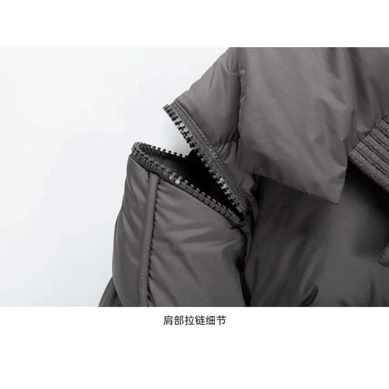 レディース秋冬新作 パファージャケット ダウンジャケット ショート丈 厚手 高級 ホワイトダックダウン ターンダウンカラー