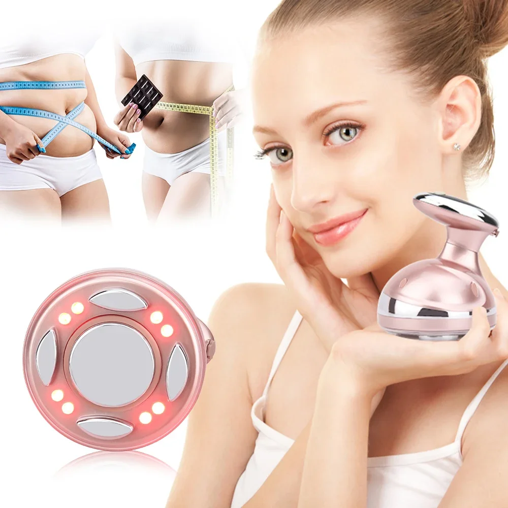 Cavitation Ultrasonic Slimming Massager LED Fat Burner Anti Lipo Lose Weight Vibrating Abdominal Exercise FullBody Tightening