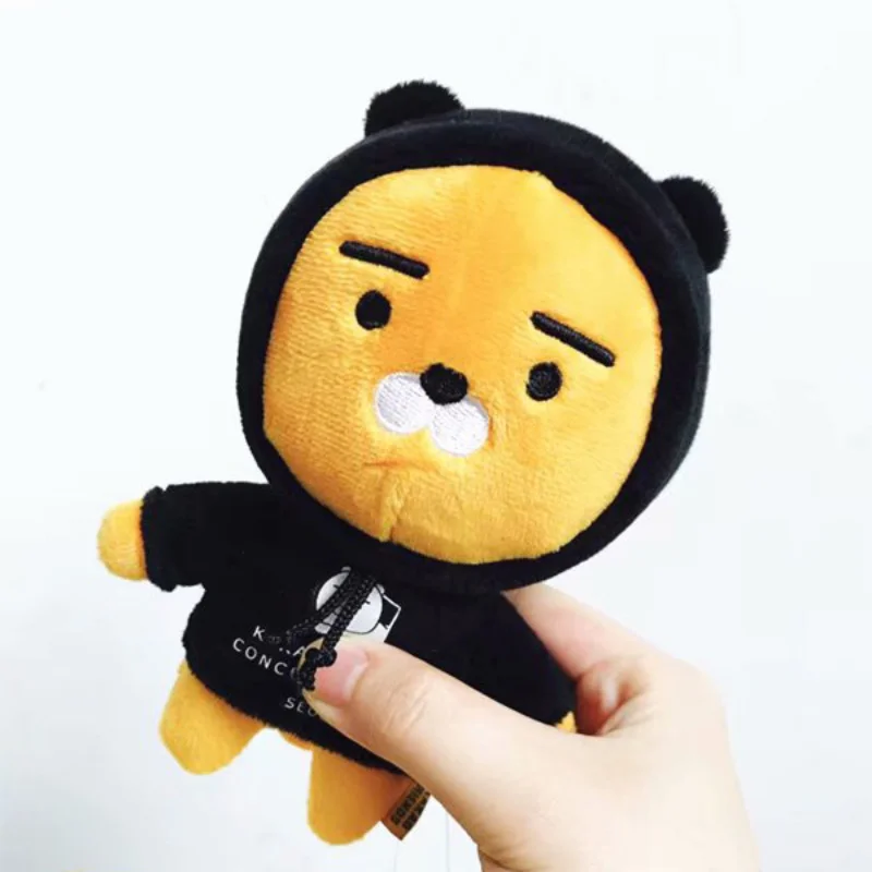 4 Style Kakao Hoodie Plush Toys Christmas Red RYAN Stuffed Doll Cute Lion Pendent Festival Gift for Girlfriend