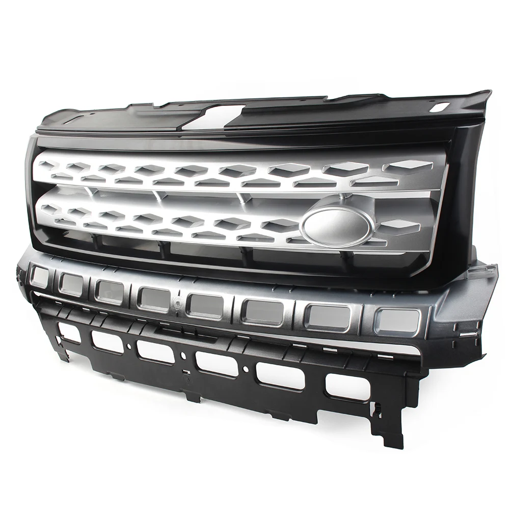 ABS Front Grille Bumper Mesh Grill For Land Rover Freelander 2 LR2 2010 2011 2012 2013 2014 2015 2016 Car Accessories Parts