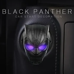 Panther one-click start protective cover decorative stickers ignition ring button switch decorative cover creative interior univ