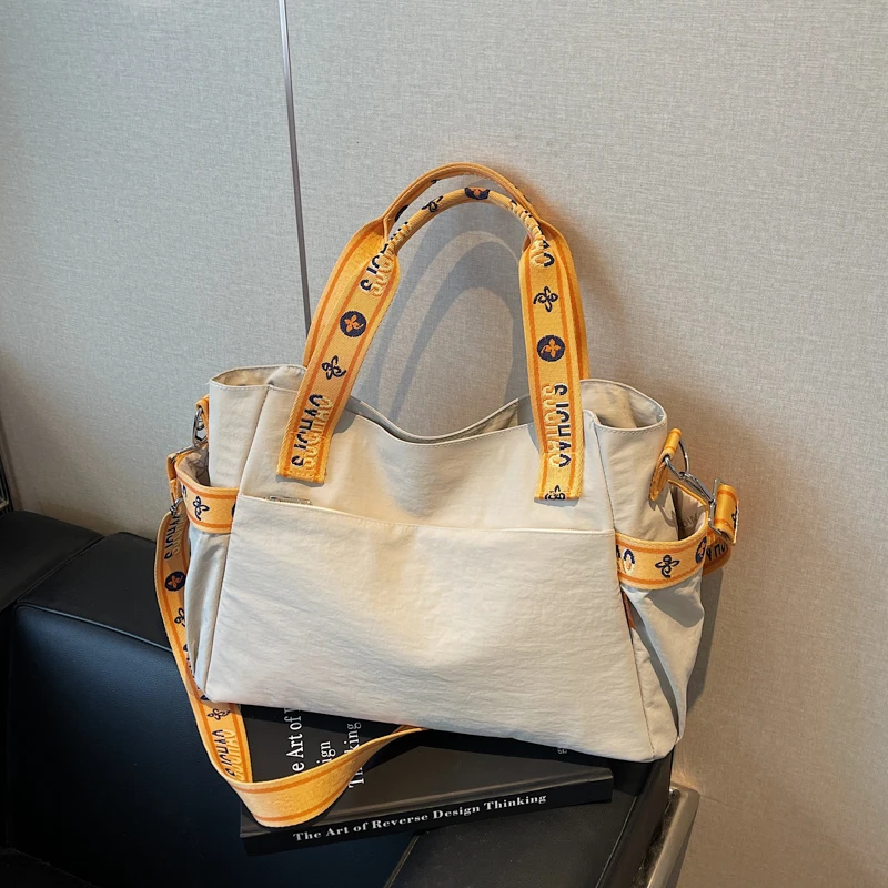 

Sewing Thread Solid Travel Duffels Canvas 2025 High Quality Large Capacity Bags for Women Zipper Solid Colors Travel Bags