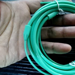 TPU coating 2.5mm change to 4.5mm steel cord rope anti cold anti friction for jump rope  speed skip jumping spare rope fitness