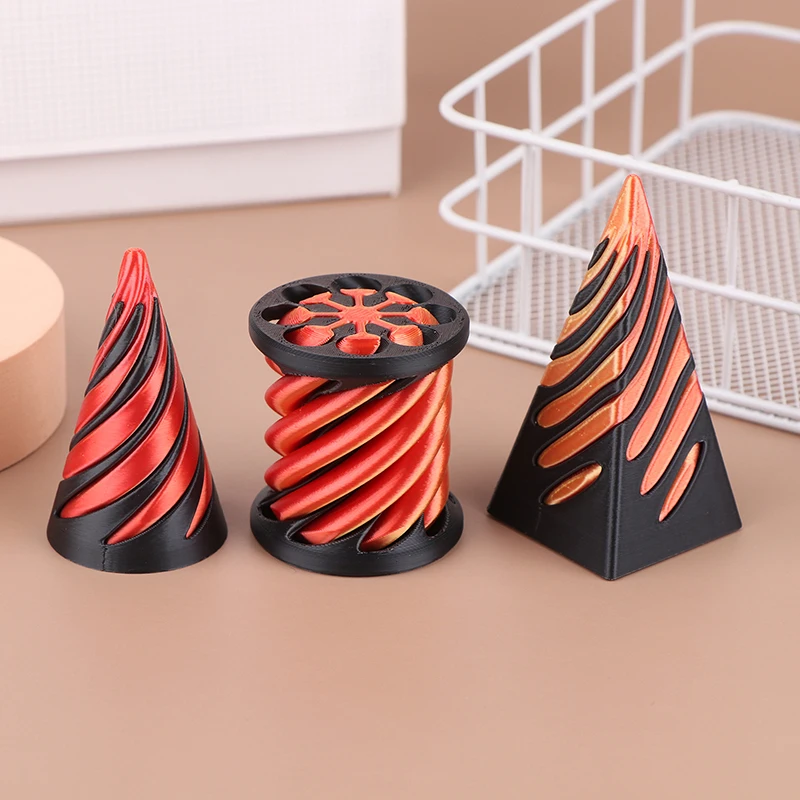 Stress abbauendes Spielzeug pushtuile 3d gedruckt trend ige Spirale 3d Kinder Lernspiel zeug