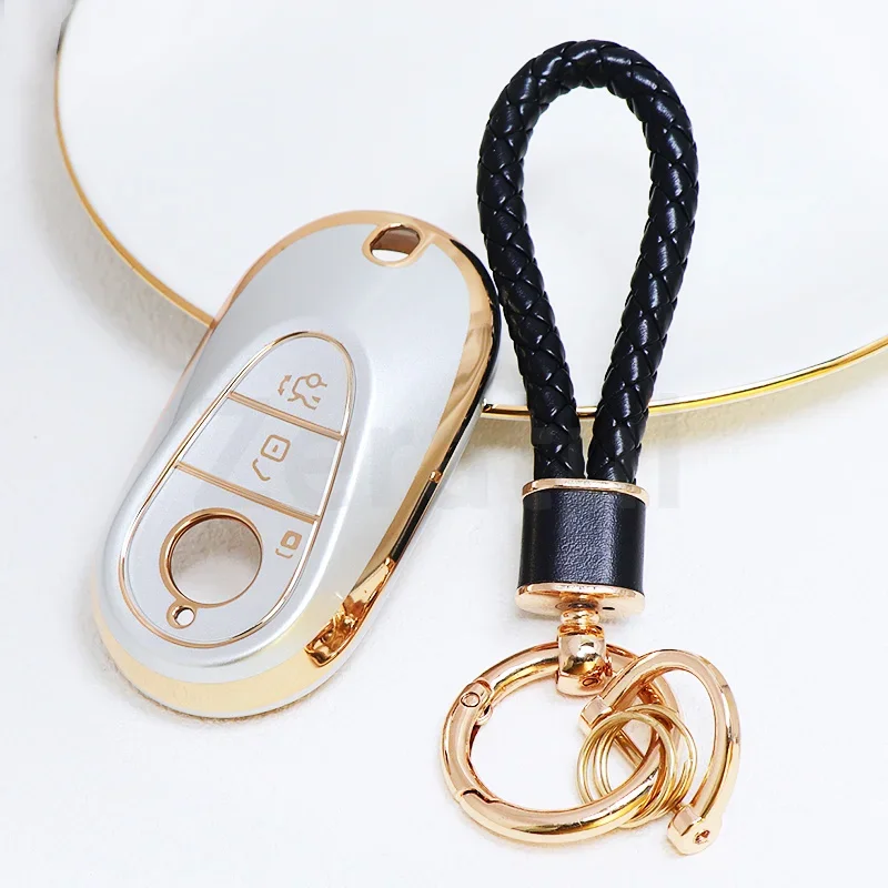 3 Button Car Remote Key Case Cover Shell for Mercedes Benz W206 W223 S400 C S A Class S450 S480 S500 S350 C260 C300 Accessories