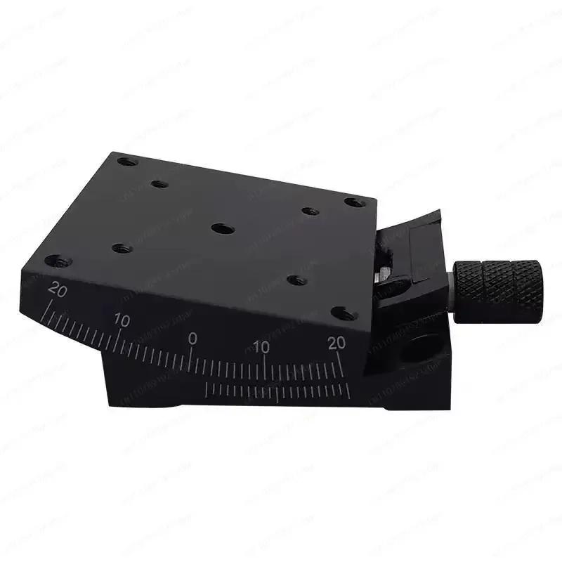X-Axis Angle Tilt Slide, Manual Arc Goniometer Platform with Fine-Tuning for Optical Alignment GFG60