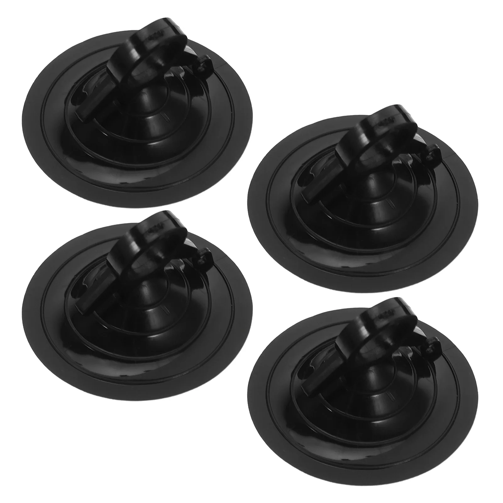 

4Pcs Strong Suction Car Curtain Holder Car Windshield Suction Cup Black 4.5cm Window Sunshade Rack Automotive Window Hanger