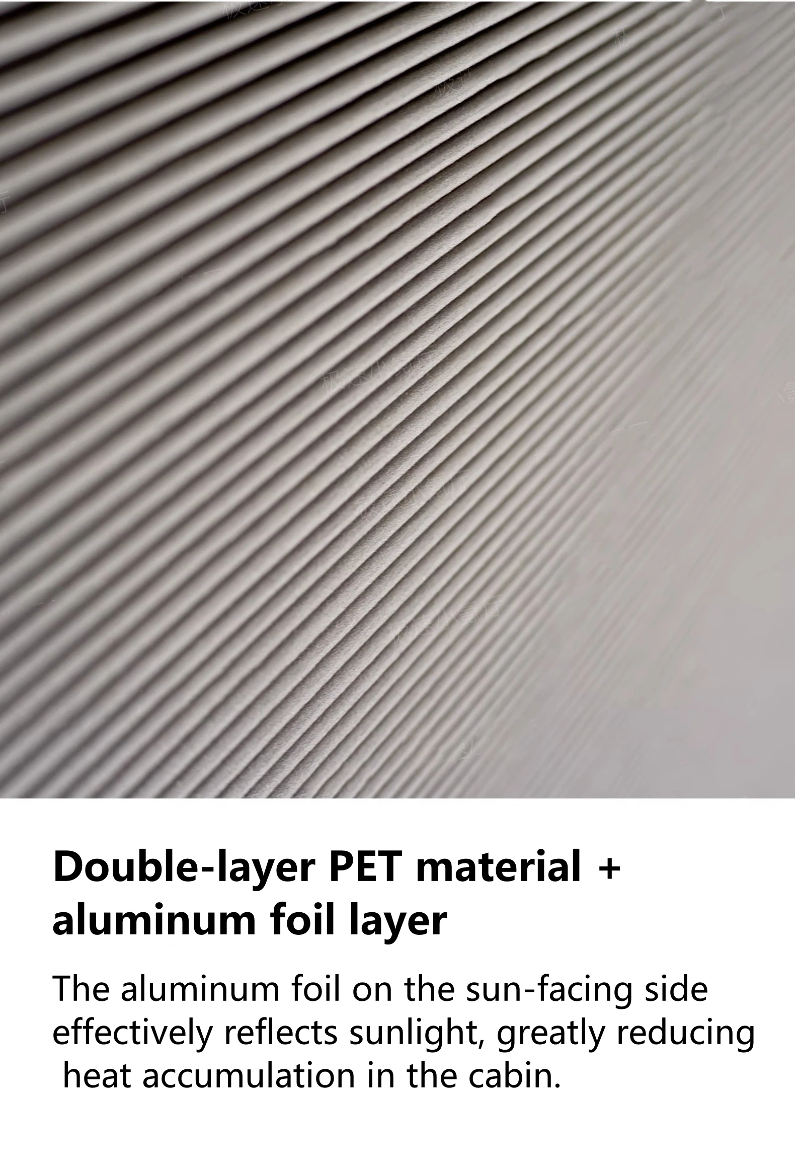 Car Sunroof Insulation Roof Visor For ZEEKR 001 Sun Protection Anti-UV Sky Curtain Sunshade