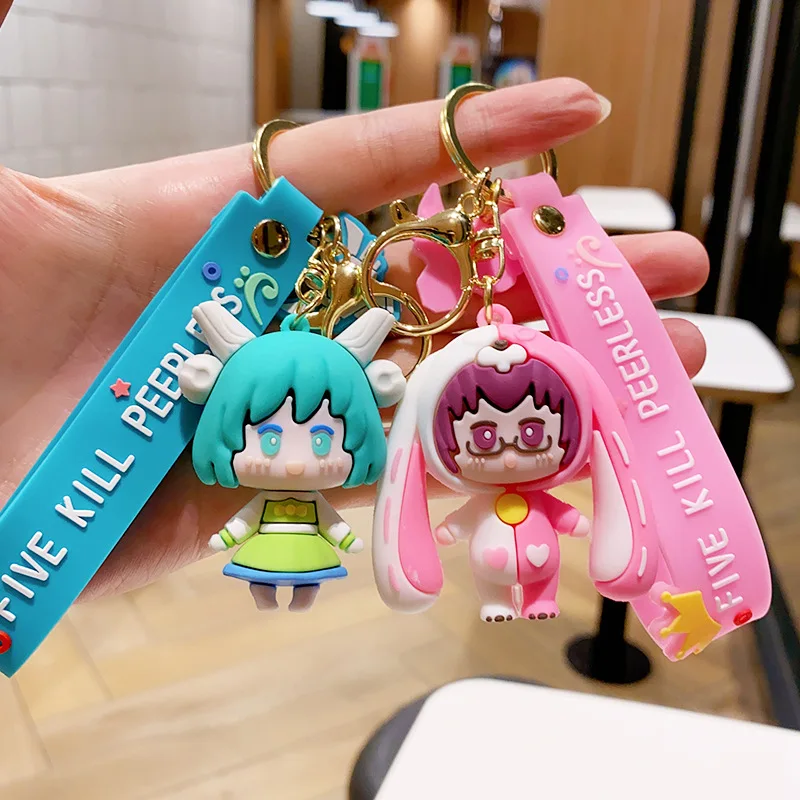 

New model Luban Keychain Li Bai Yao Mei Daji Liu Chan Wang Zhaojun Doll Bag Keychain