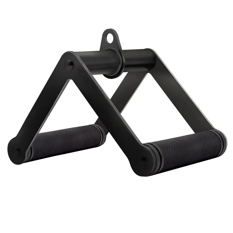 Double D Row Handle Cable Attachment Solid V Shaped Press Down Bar for Weight Workout Cable Machine Accessories for Home Gym